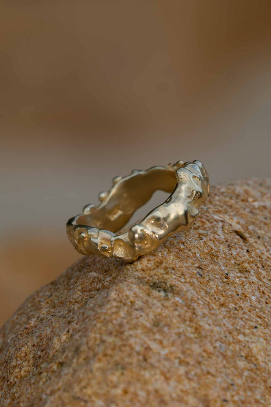 Dripping Gold Ring