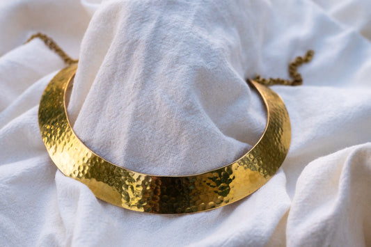 Runder Messing Halsreif