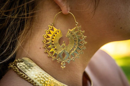 Golden Flow Earrings