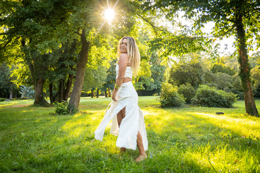 Gleam Skirt – Wickelrock aus Bamboo Cotton