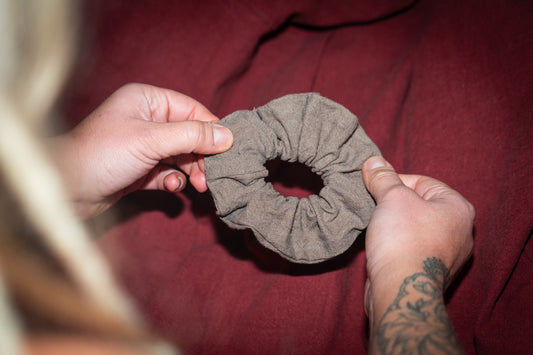 Leinen Scrunchies